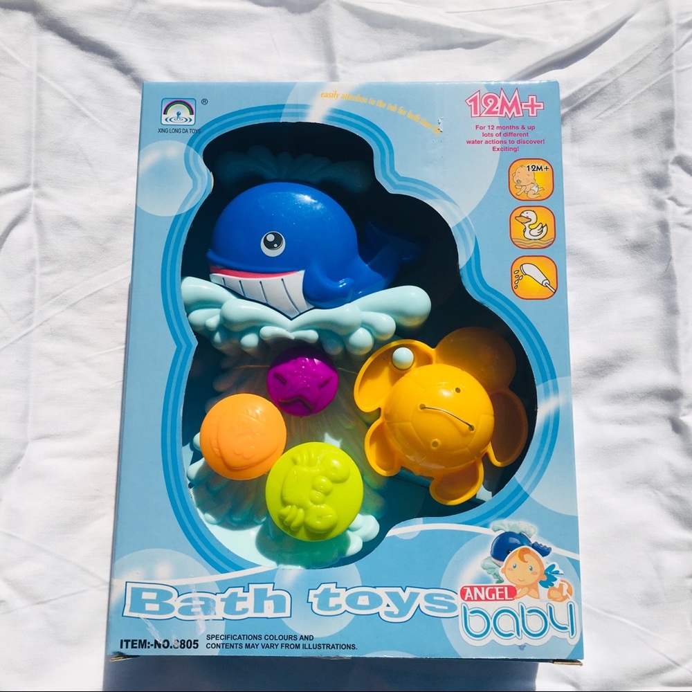 NWT Bath toy Whale WITH SUCTION CUPS!! 12 MONTHS & UP - Picture 11 of 11